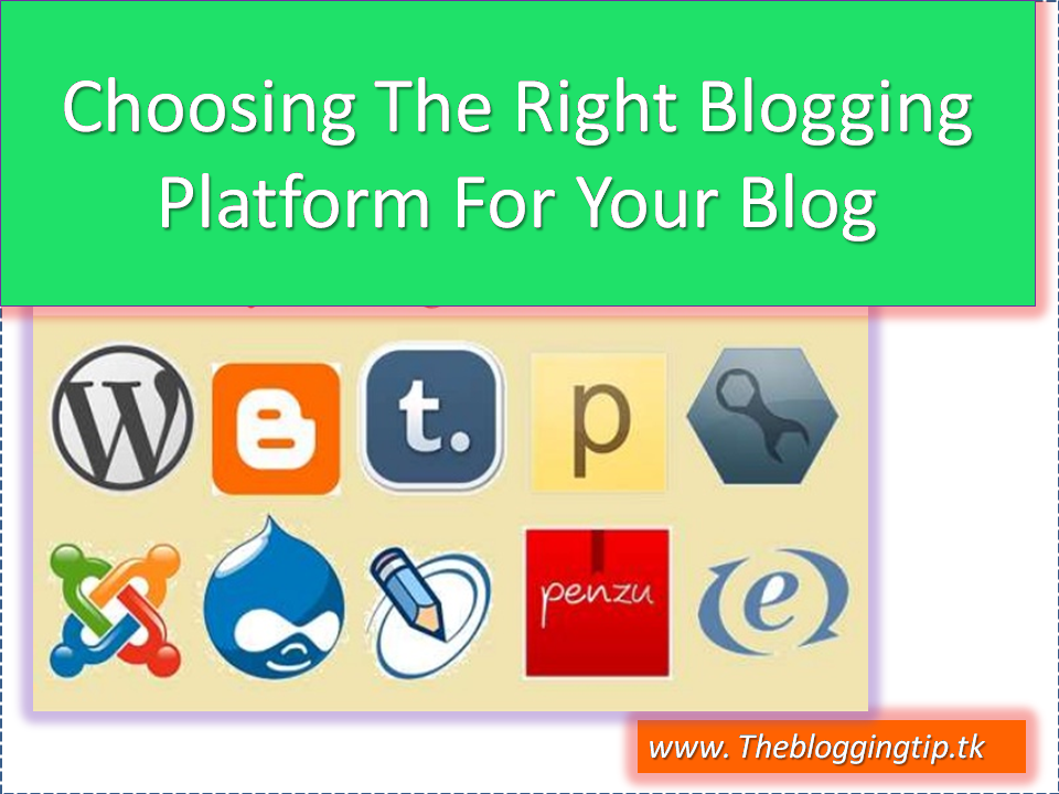 Choosing The Right Blogging Platform For Your Blog The Blogging Tech