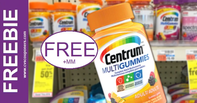 FREE Centrum Vitamins at CVS 1-24-1-30