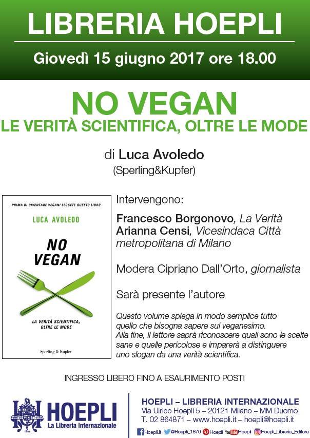 No Vegan presentazione in libreria