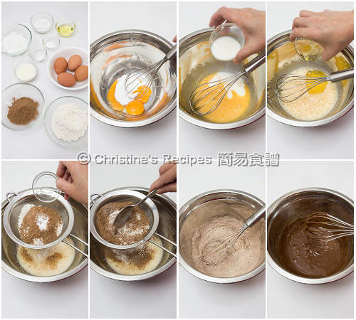 Chocolate Chiffon Cake Procedures01
