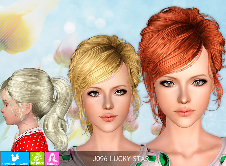 My Sims 3 Blog Newsea Lucky Star Hair for Females