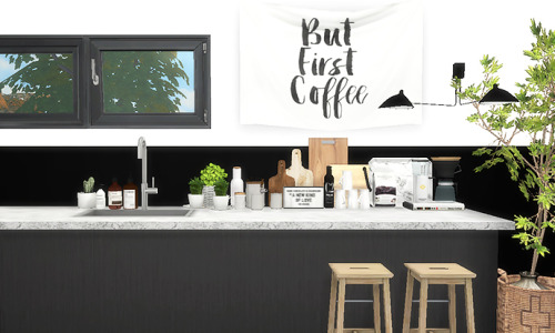 Sims 4 CC's - The Best: Kitchen Wall Tapestries by viikiita