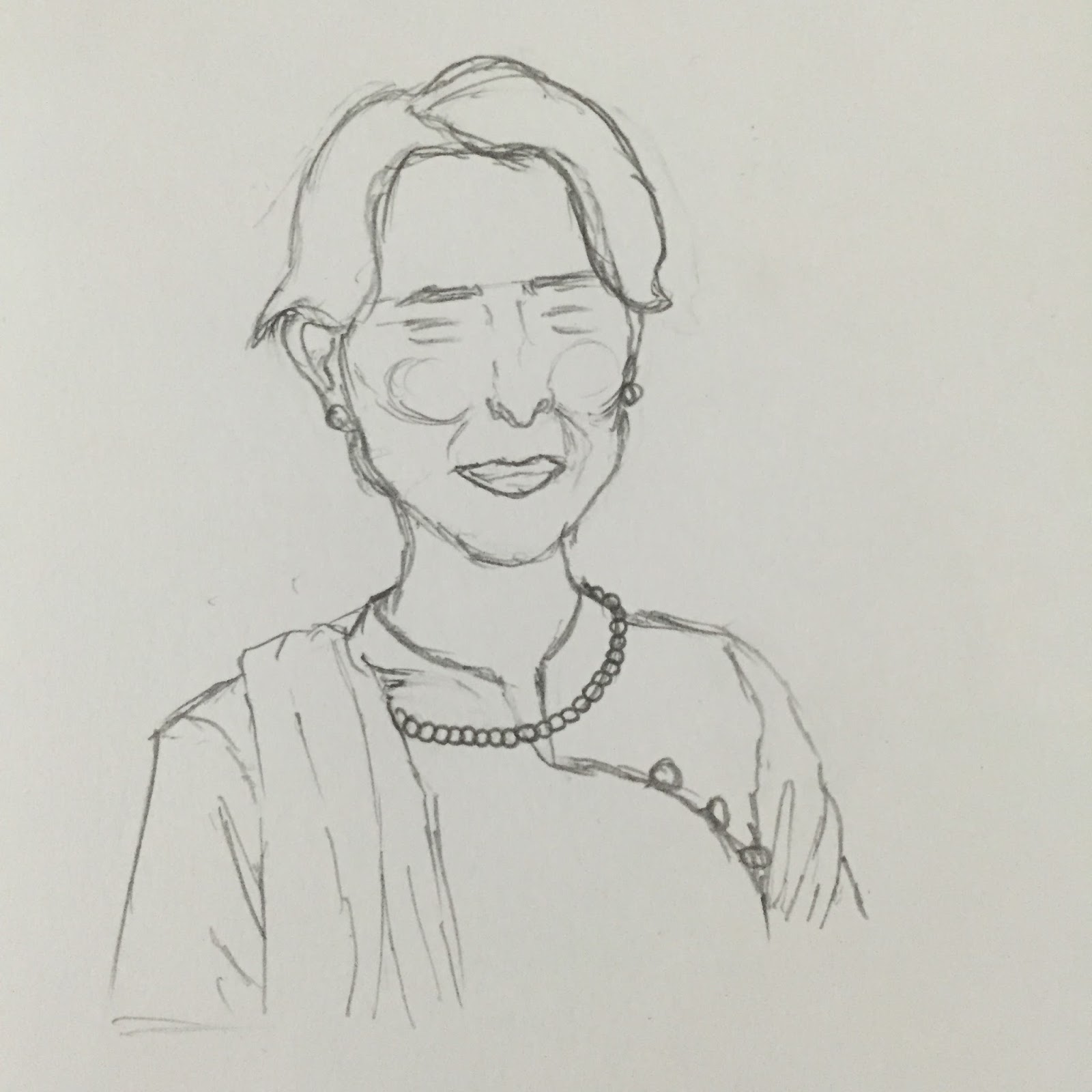 My World Of Art ♡: 1ST PORTRAIT LESSON!