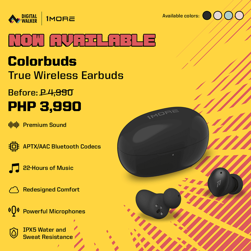 1More ColorBuds True Wireless In-Ear Headphones with balanced armature