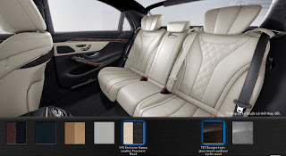 Màu nội thất Mercedes S450 L Luxury 2019 Nội thất Mercedes S450 L Luxury 2019 màu Vàng Porcelain 515