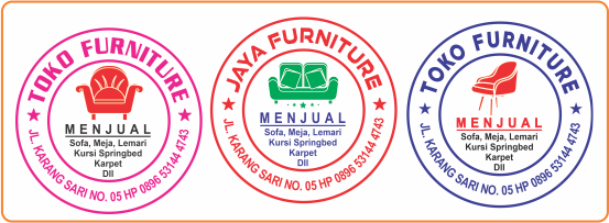 Contoh Stempl Furniture Contoh Stempel Toko Furniture