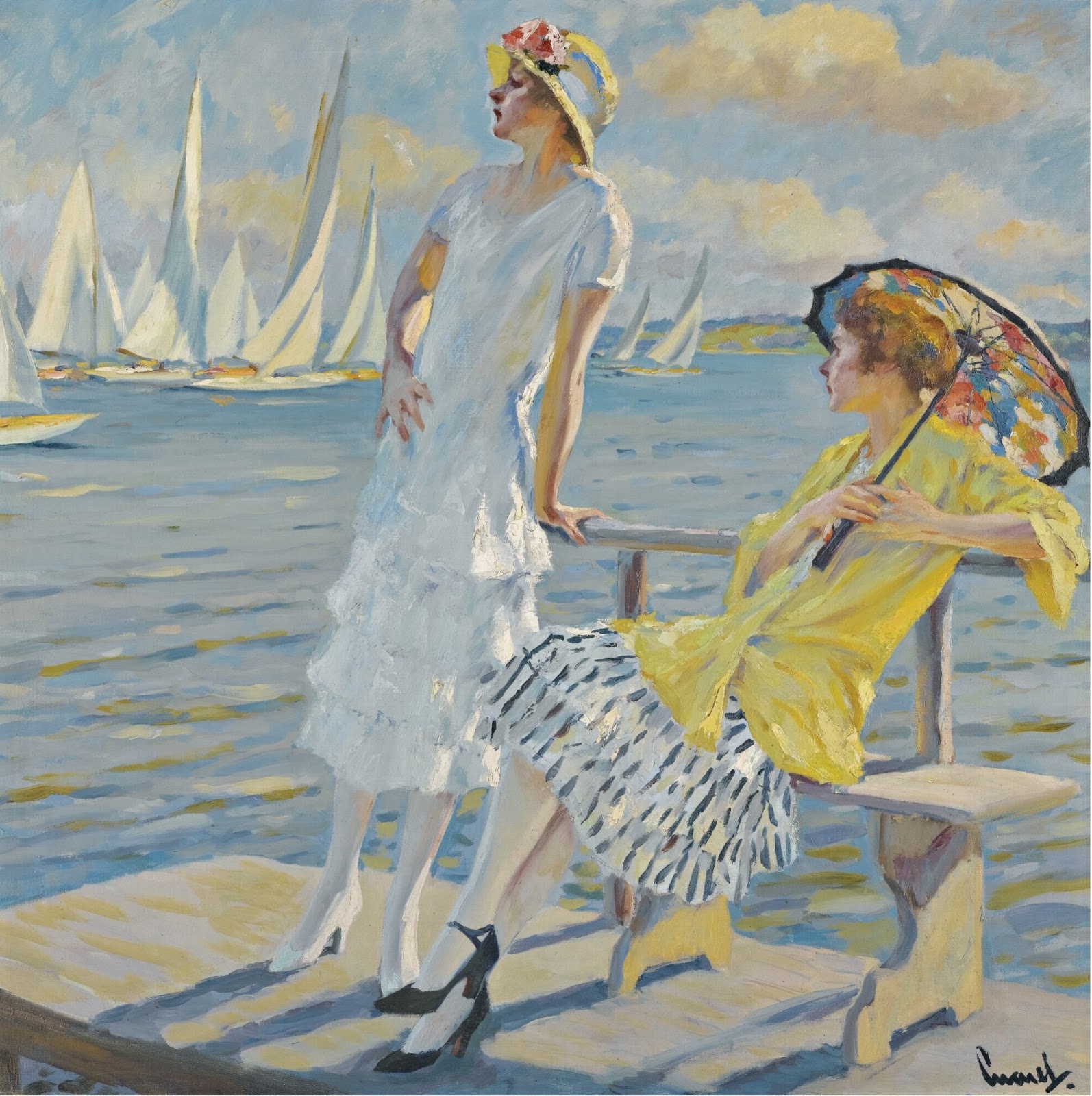 Известные картин лето года. Американский Импрессионист Edward Alfred Cucuel (1875-1954). Edward Alfred Cucuel картины.