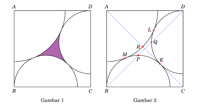 Menulis dengan LaTeX: Menggambar Busur-busur Melalui Tiga Titik dan ...