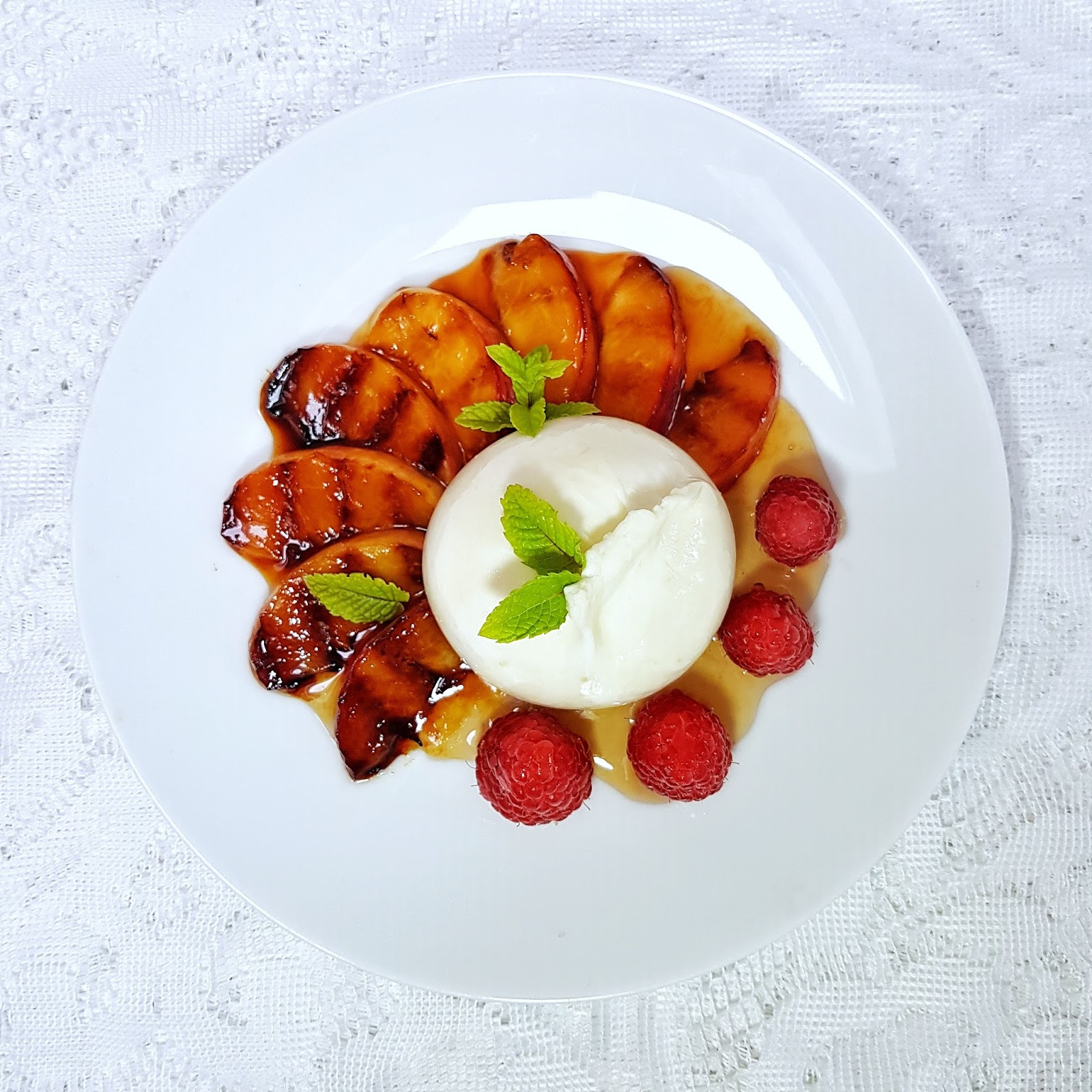 Burrata and Balsamic Honey Nectarines Recipe