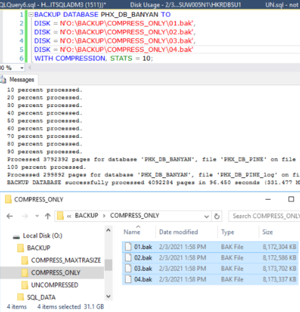 HK SQL Server Doctor: Backup Compression for TDE Databases