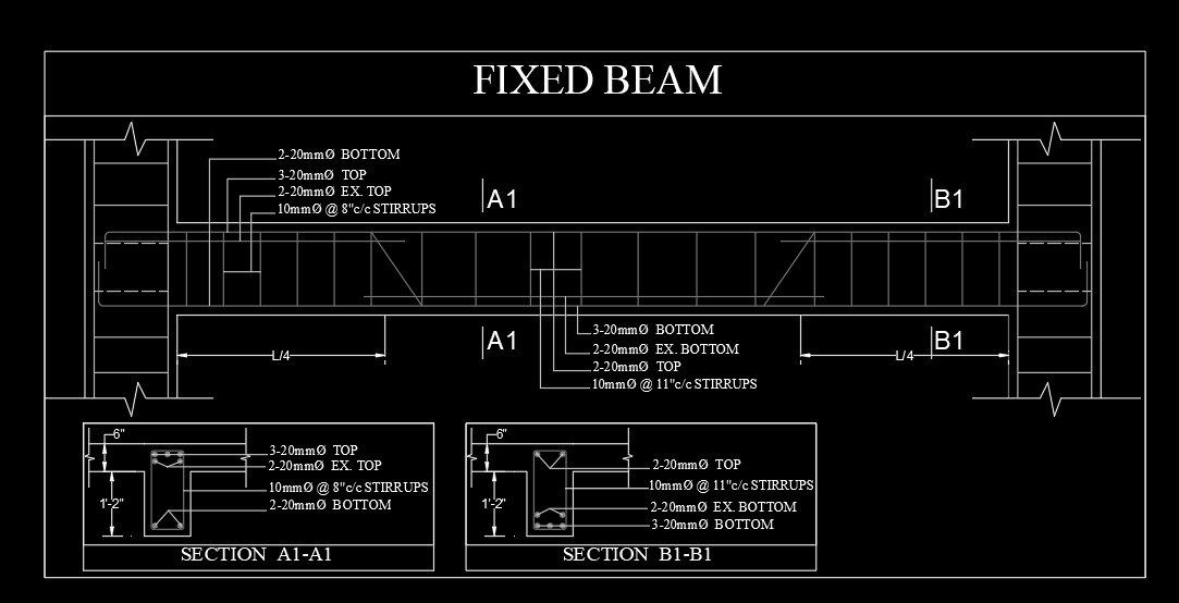 Beam Reinforcement Details Civil Engineering