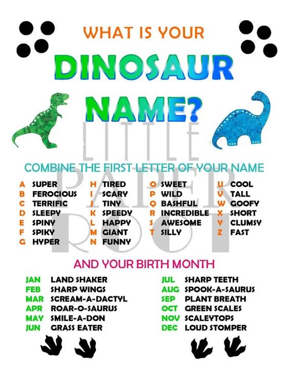 PopQuizfFunPalace What Is Your Dinosaur Name PopQuizfFunPalace What Is Your Dinosaur Name