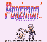 Pokemon Prime-Purple Edition Cover,Title