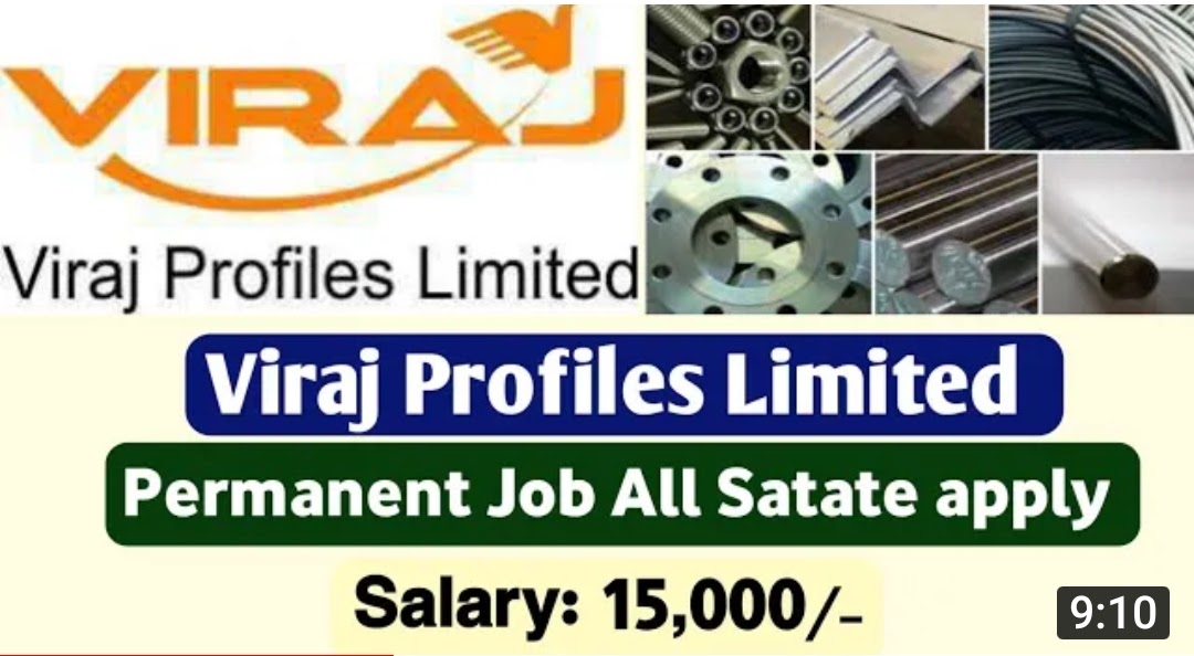 Viraj Profiles Limited Requirement ITI Training for Permanent job Operator Ftter Electrician