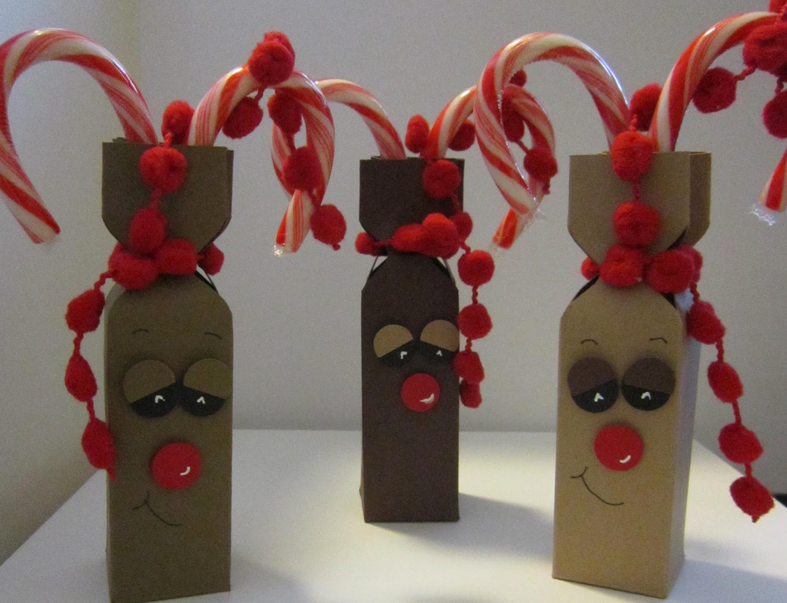 Krafting with Karen Candy Cane Reindeer Holders