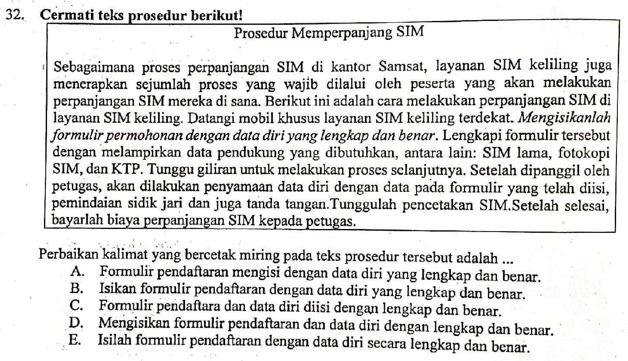 CONTOH SOAL PENGGUNAAN PARTIKEL –LAH DAN AKHIRAN -KAN ~ ZUHRI INDONESIA