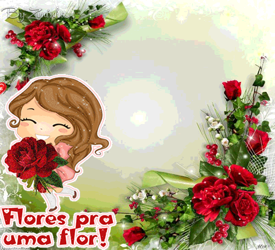 Para uma flor de amiga... flores! Lindooooo!