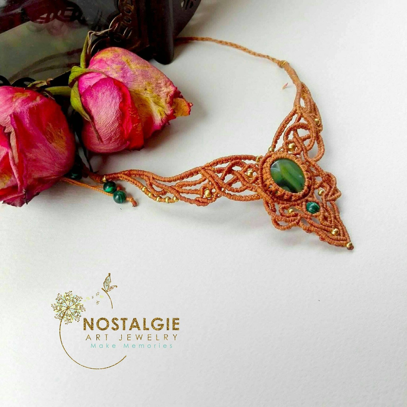 Micro Macrame Jewelry by NostalgieArt / The Beading Gem