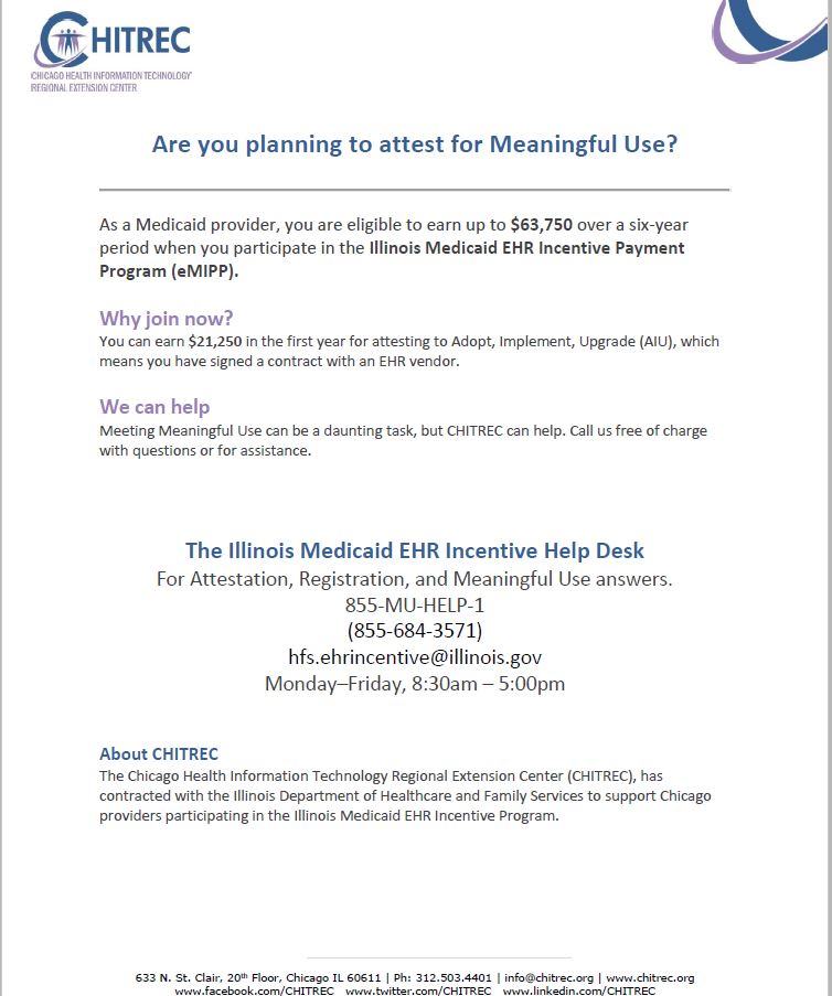 Illinois Health Connect Blog Meaningful Use Illinois Medicaid