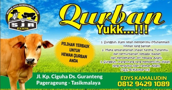 Cantik Spanduk Jual Hewan Qurban Cdr Erlie Decor