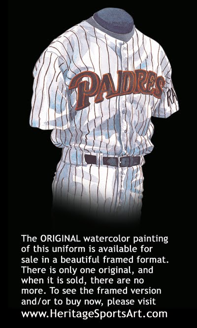 Heritage Uniforms and Jerseys and Stadiums - NFL, MLB, NHL, NBA, NCAA, US  Colleges: San Diego Padres Uniform and Team History