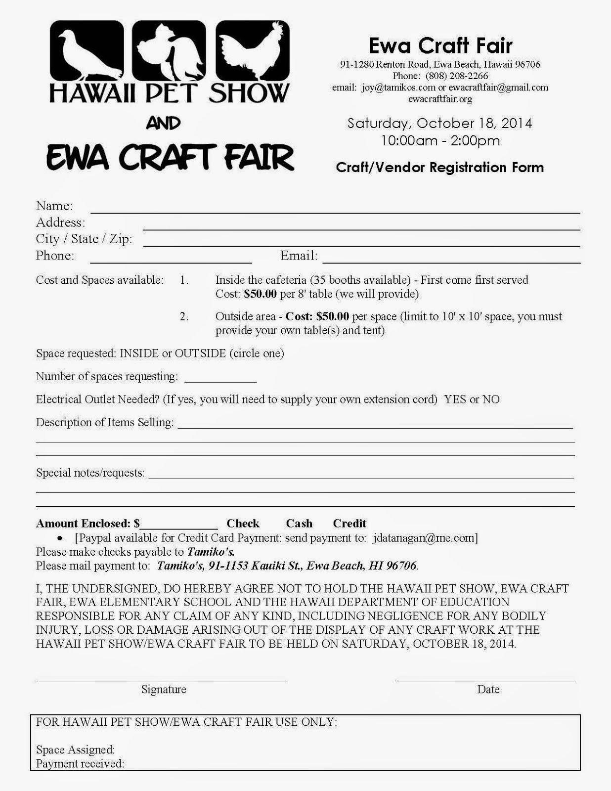Ewa Craft Fair Ewa Craft Fair