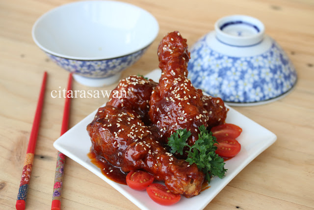 Resepi Ayam Goreng Korea / Korean Fried Chicken  Resipi 