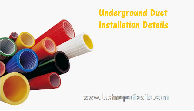 Underground Duct Installation Details