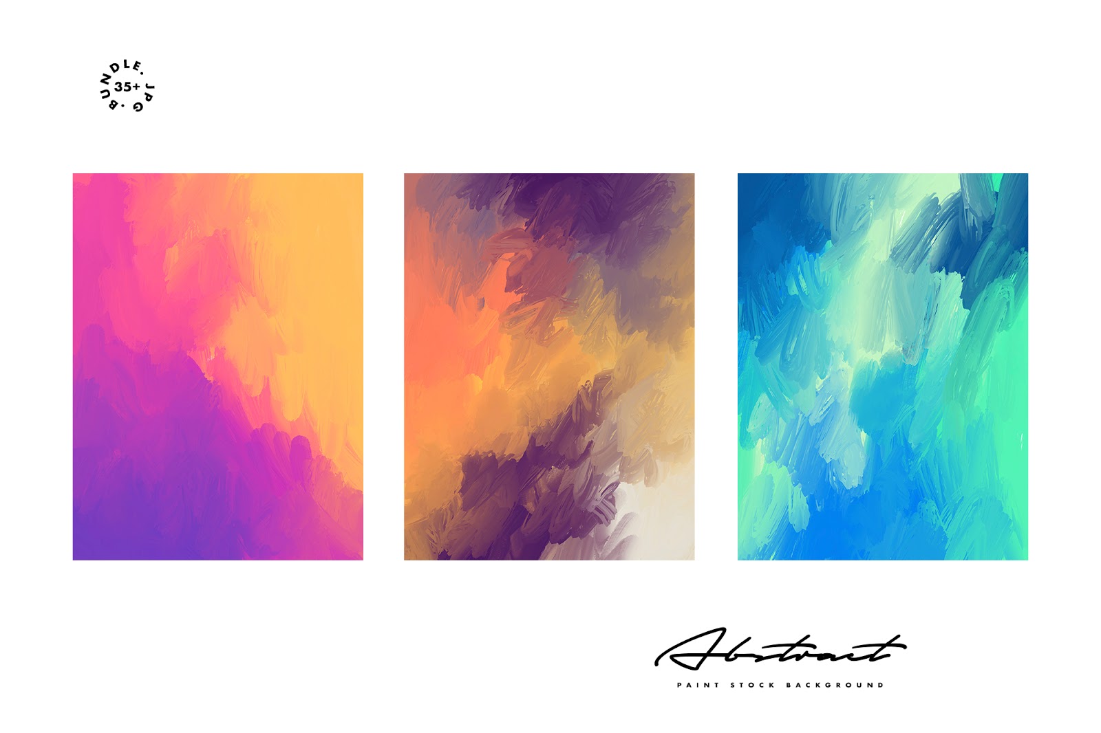 Free Download 5 Abstract Oil Paint Background
