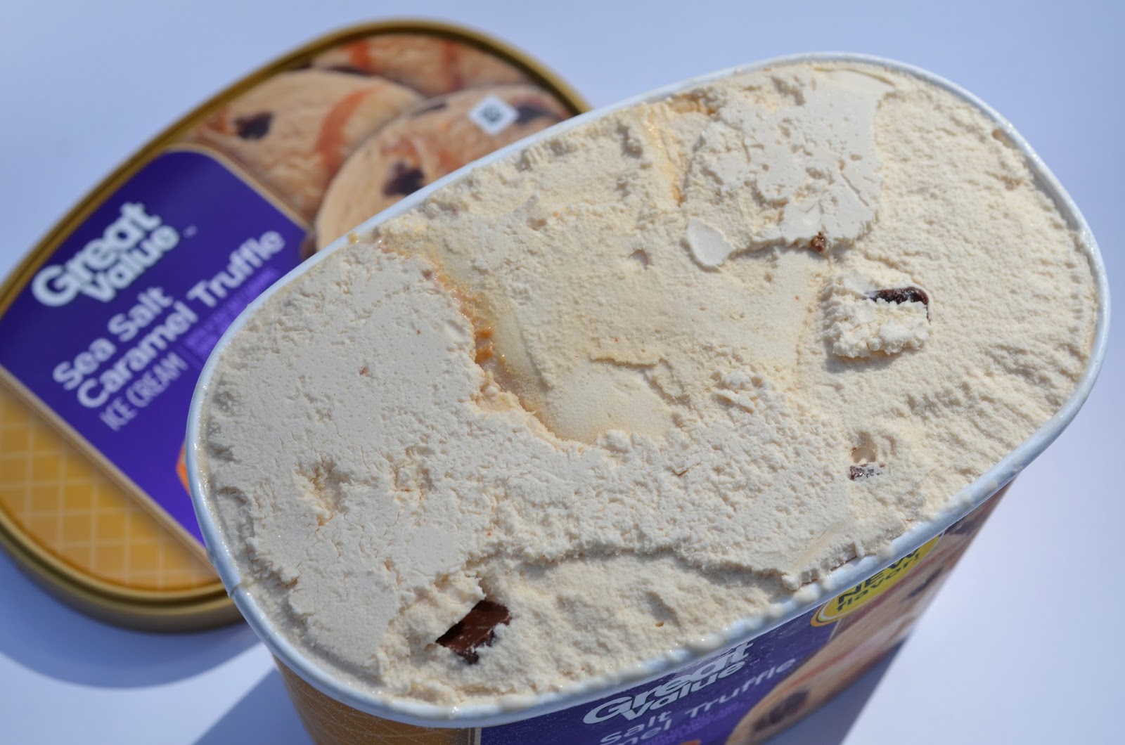 food and ice cream recipes REVIEW Great Value Sea Salt Caramel Truffle