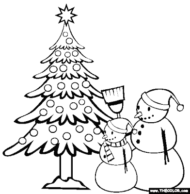 Christmas Colouring In Pages To Print 1