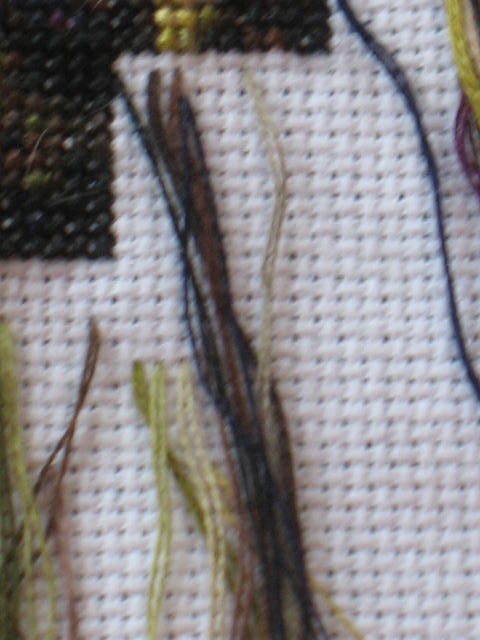 Reading and Stitching: How to Park Threads