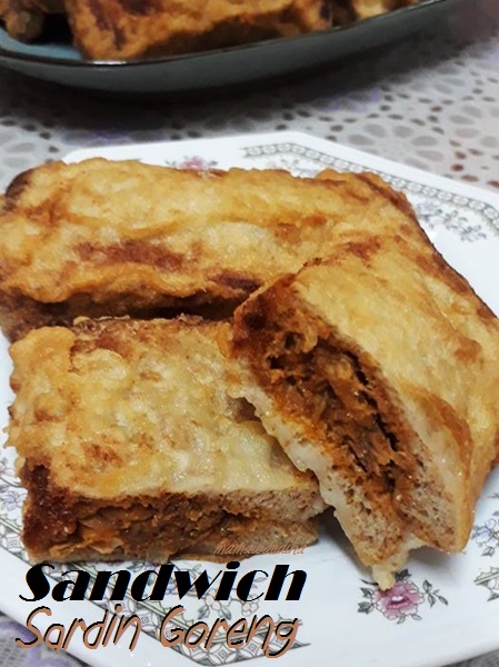 Dari Dapur Madihaa Sandwich Sardin Goreng