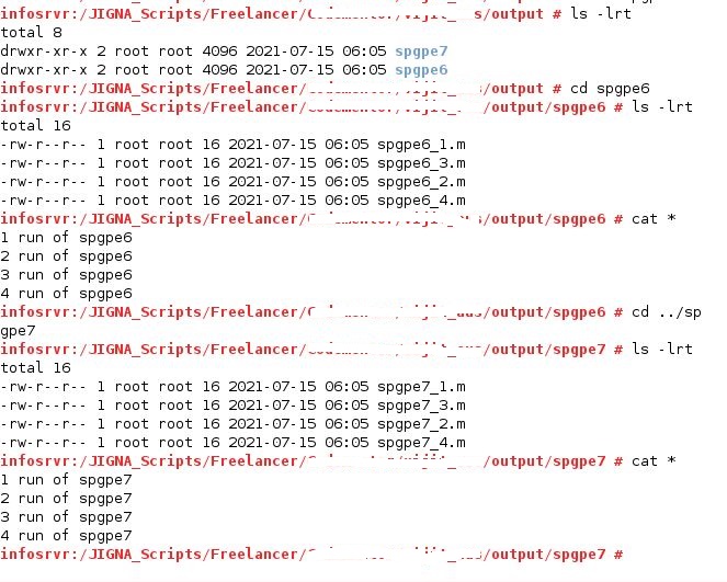 Learning: Unix Shell Script based on no. of run requires and every run