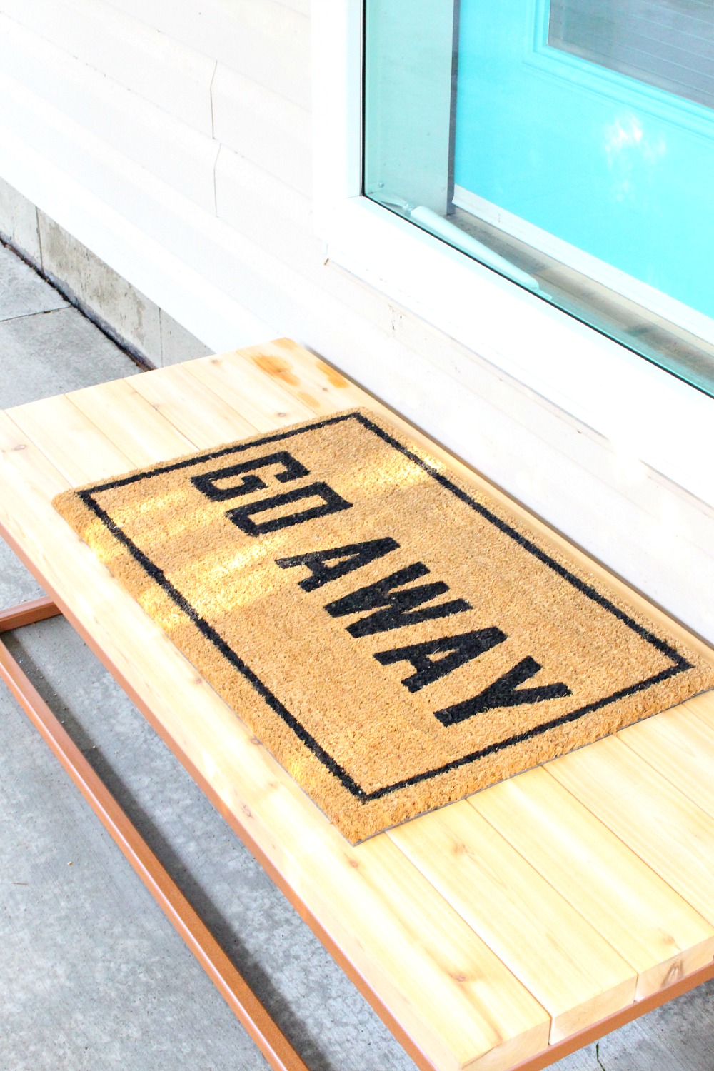 DIY Wood 2x4 Step with Welded Base DIY Wood 2x4 Step with Welded Base