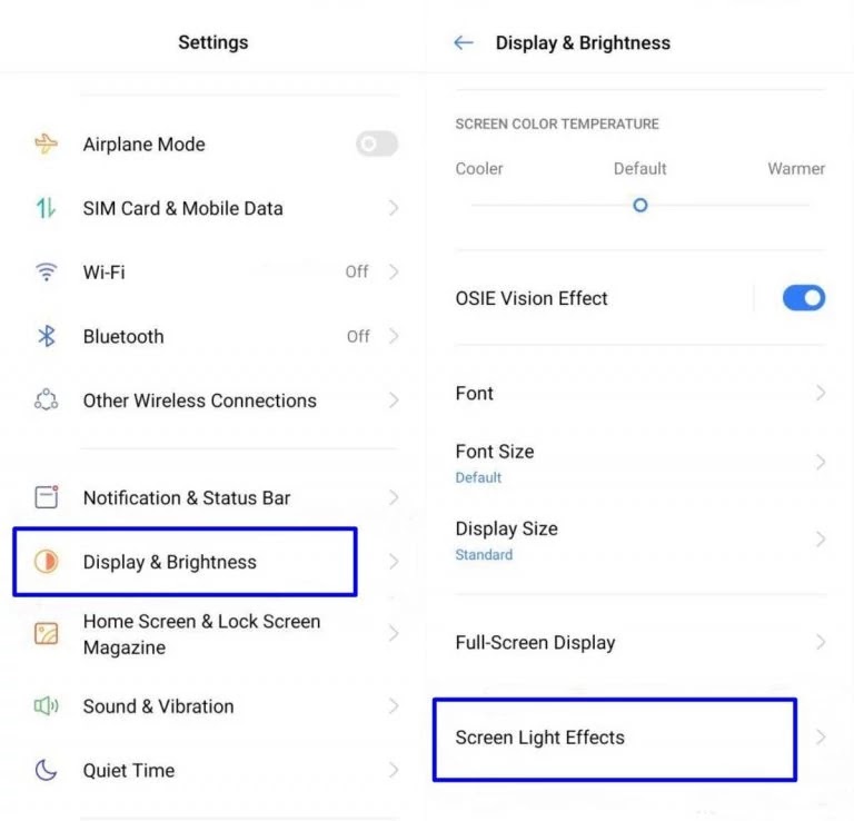 How To Enable Edge Lighting On Realme UI - Realmi Updates How To Enable Edge Lighting On Realme UI - Realme Updates