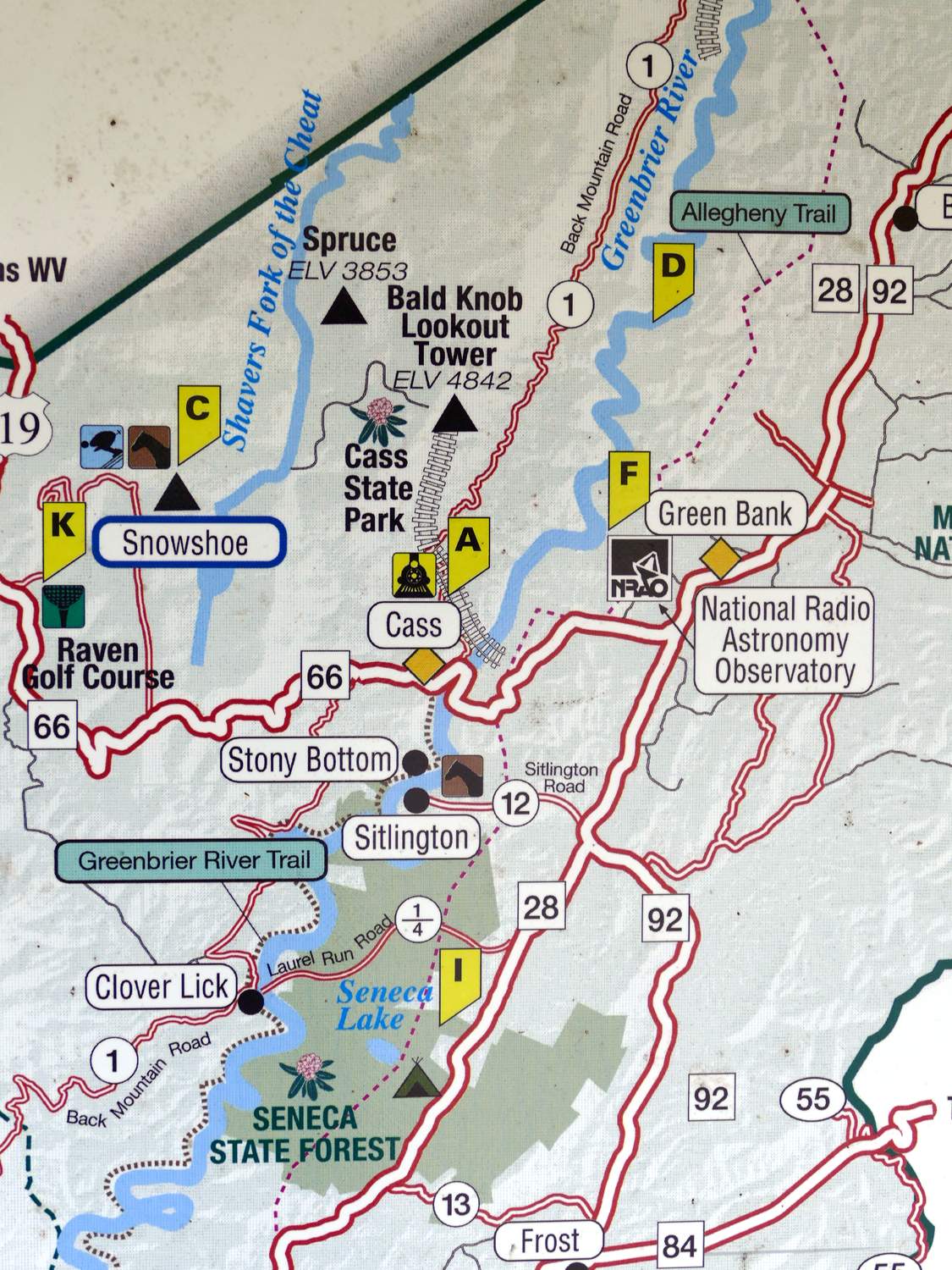 Pocahontas State Park Map