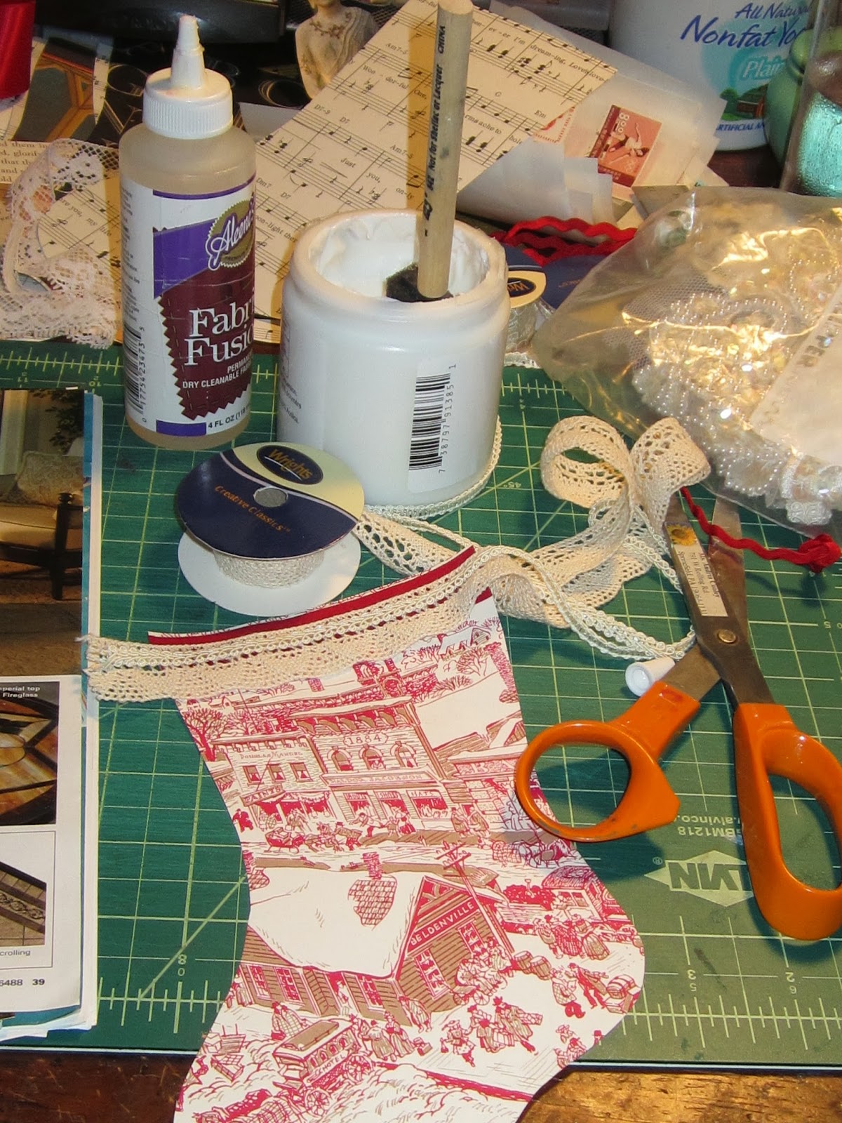 Drawing near: Christmas in September: Paper Stockings