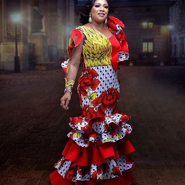 ankara styles for elderly woman