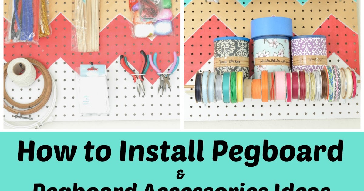 Vikalpah How to install pegboard and pegboard organizing ideas