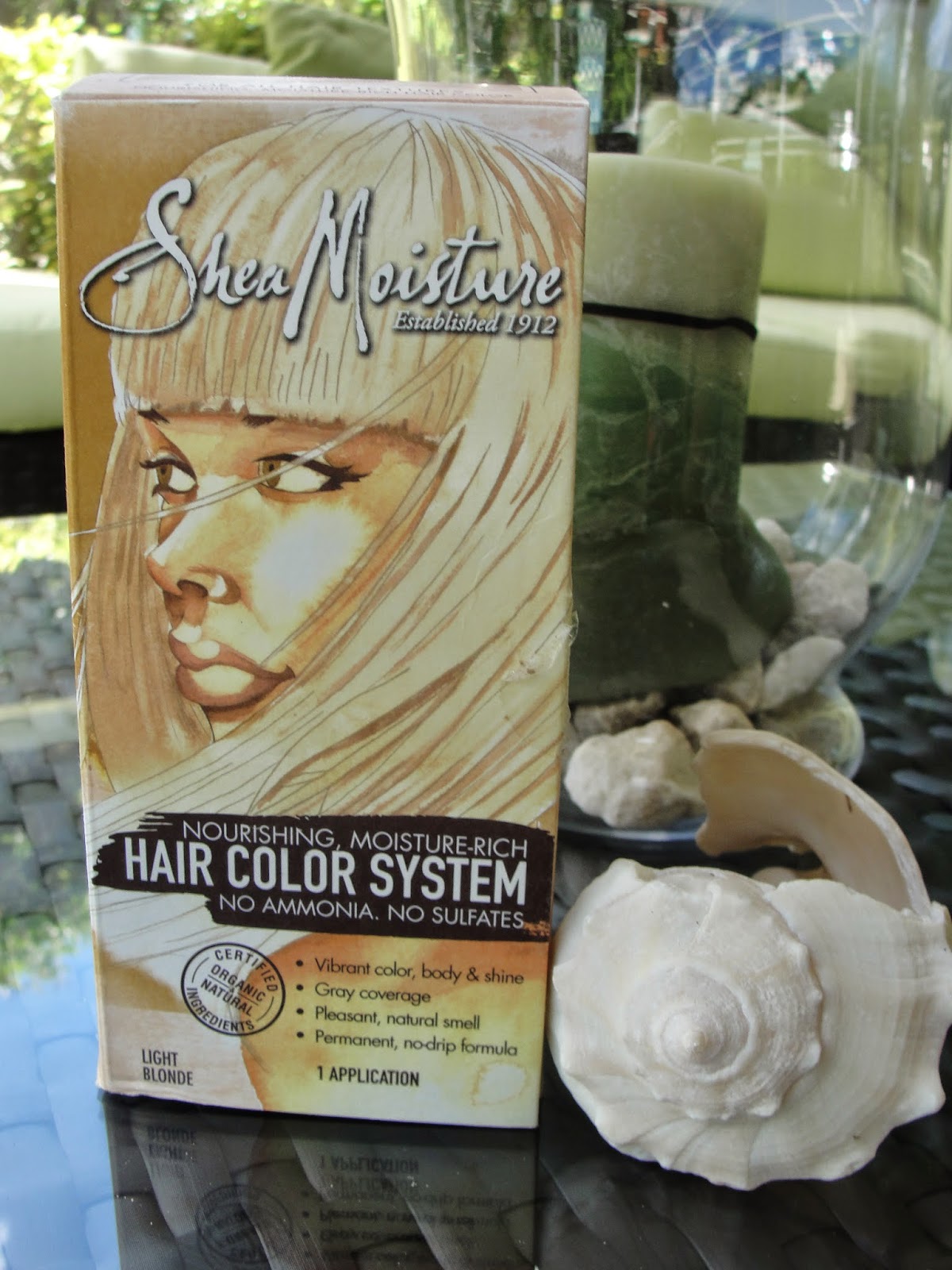 Shea Moisture Hair Color review /Light blonde