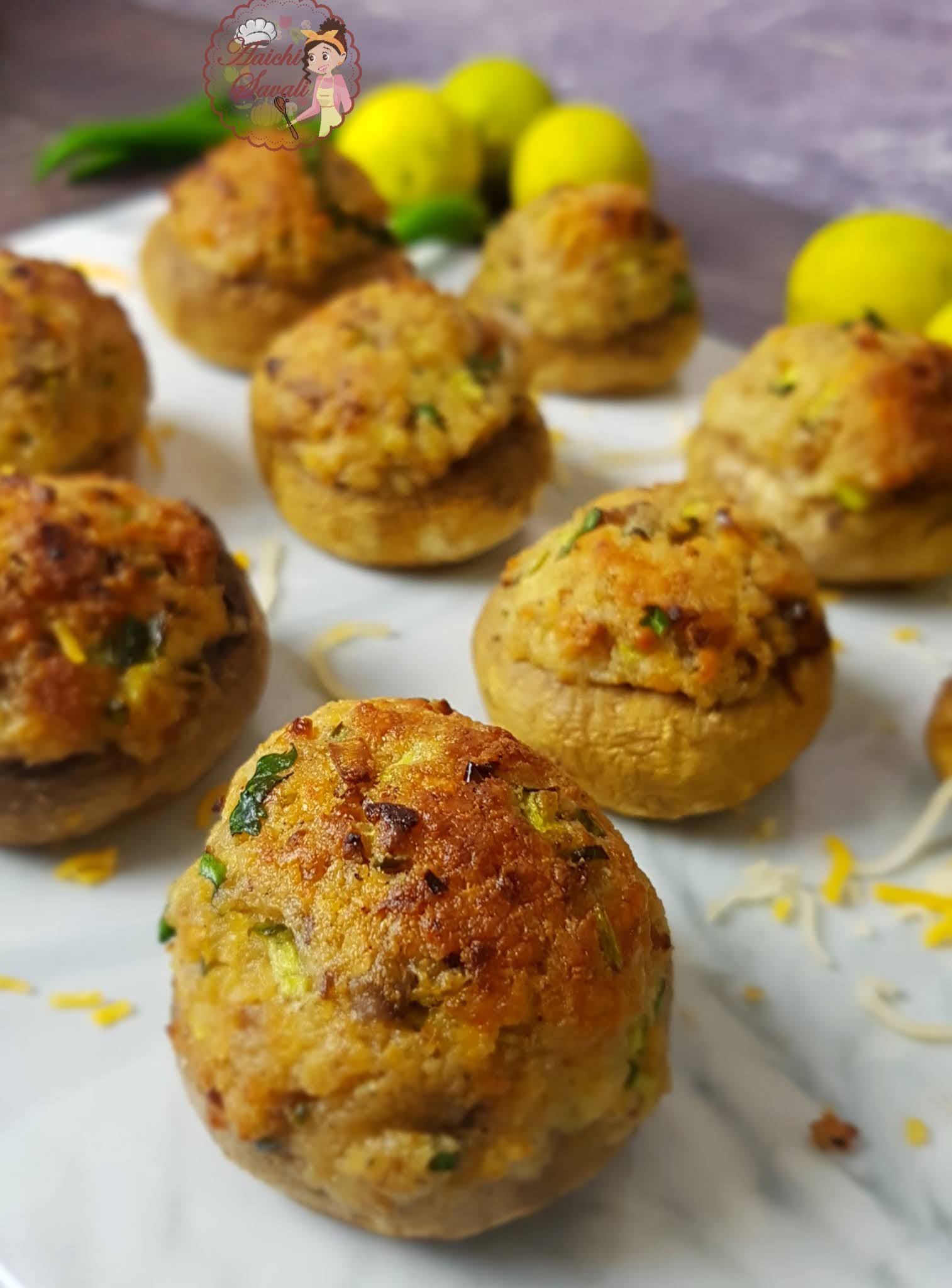 Air Fryer Stuffed Mushrooms Proteinrich Veggie Stuffed Mushrooms