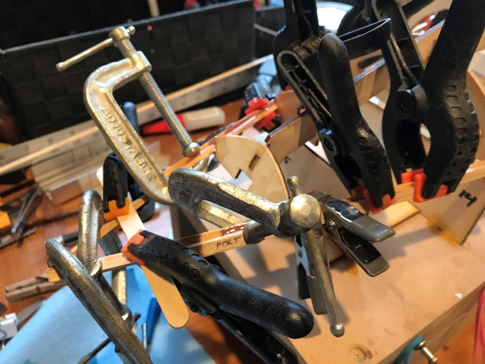 Wampum VM sheer rails installed