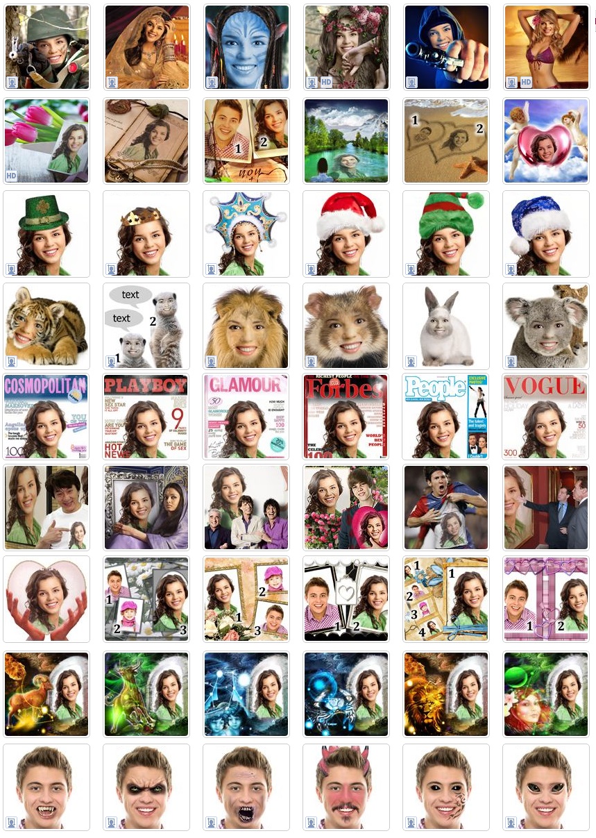 Magazine Covers, Celebrity Collages, Human to Animal Montages Money