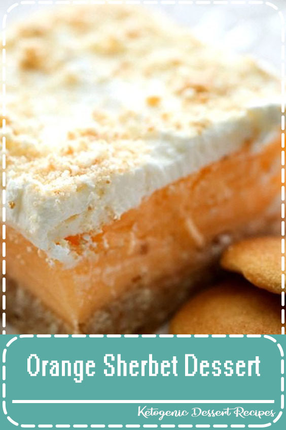 Orange Sherbet Dessert Food Arianne