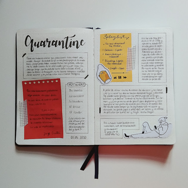 Bullet journal: quarantine