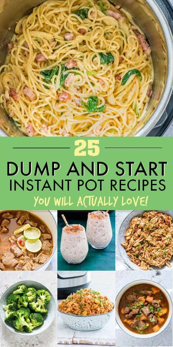 Easy Dump and Start Instant Pot Recipes