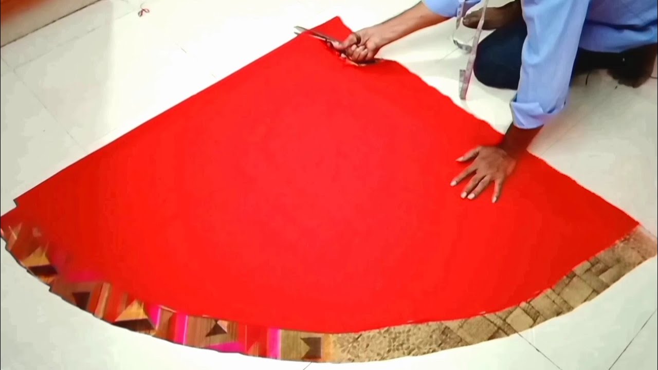 Anarkali Baby Frock Cutting Baby Frock Cutting  YouTube