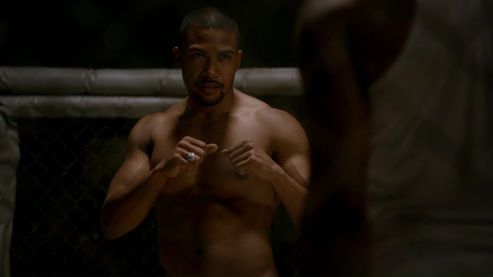 Charles Michael Davis shirtless in The Originals 3-01 "For the Next Mi...