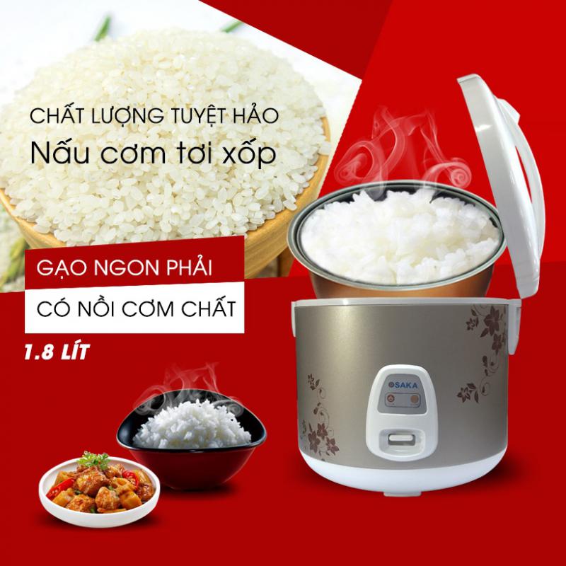 Nồi cơm điện Osaka RC118T 1.8 Lít Nồi cơm điện Osaka RC118T 1.8 Lít